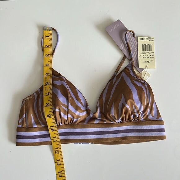 GOTTEX LUMA WILD NOSTALGIA TRIANGLE BIKINI TOP SIZE 8 - Picture 6 of 7